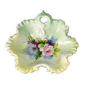 Vintage Lefton China Hand Painted Trinket Dish - 1960s - Vintage Home Decor